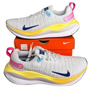 Nike ReactX Infinity Run 4 Women 11 Photon Dust Blue Yellow Running Shoes NIB